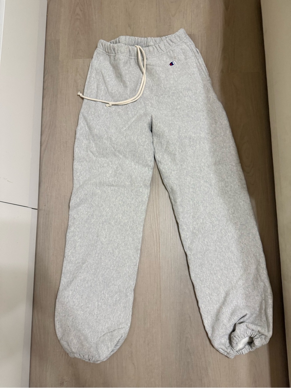 Champion 90s vintage Reverse Weave Warmup Gray Sweatpants Made in USA classic